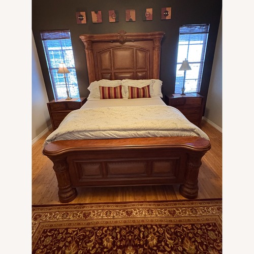 Used Aico (Michael Amini) Monte Carlo Queen Bed  for sale on AptDeco