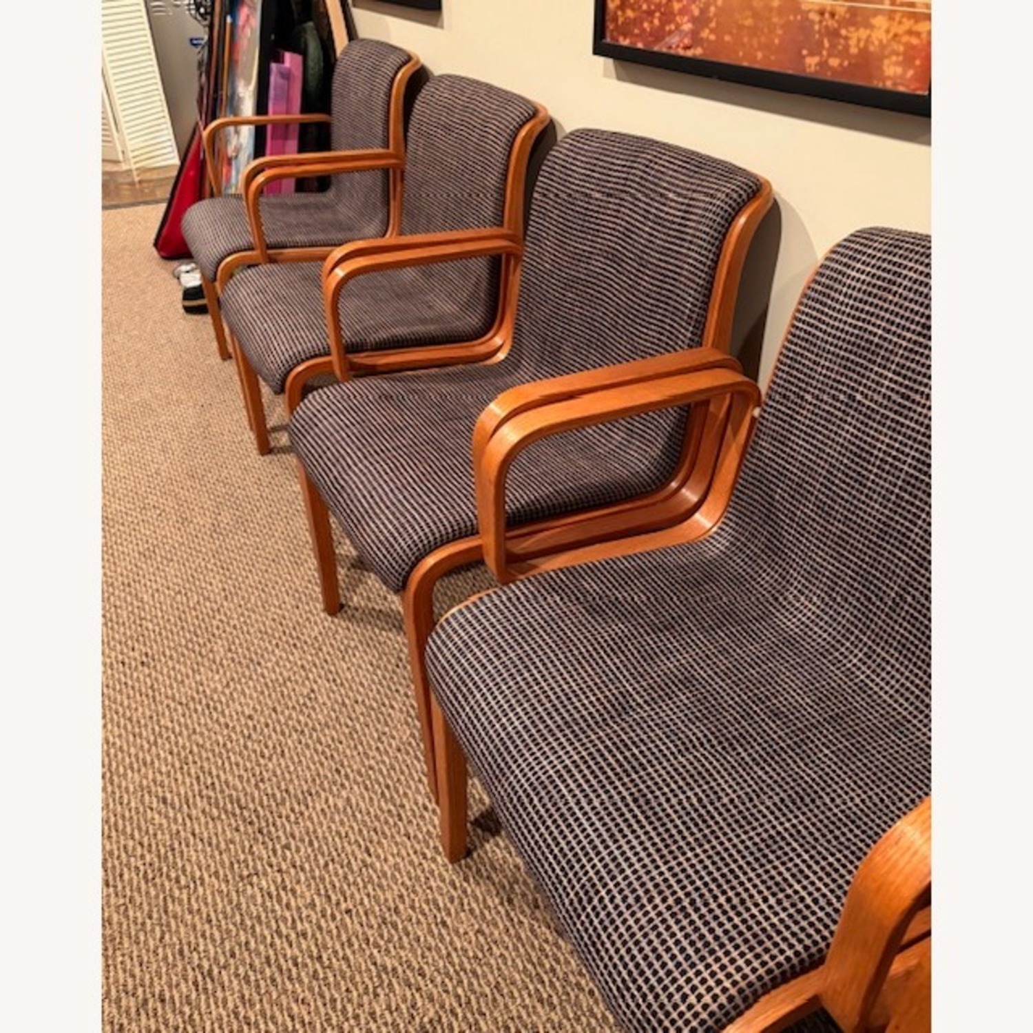 1976 Bill Stephens for Knoll Dining Chairs - image-3