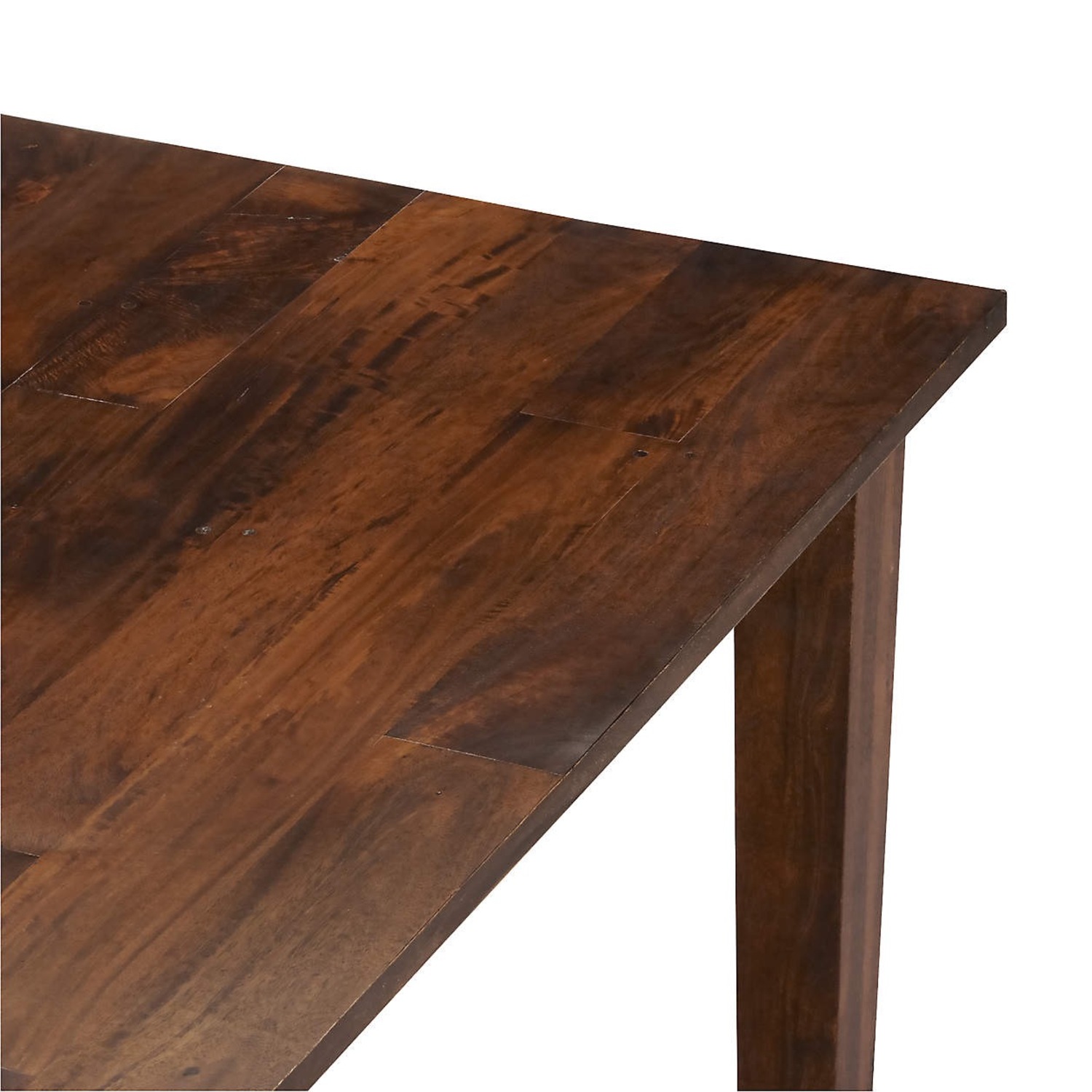 Crate & Barrel Basque Honey Brown Solid Wood Table - image-3