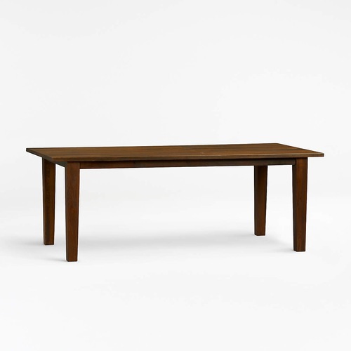 Used Crate & Barrel Basque Honey Brown Solid Wood Table for sale on AptDeco
