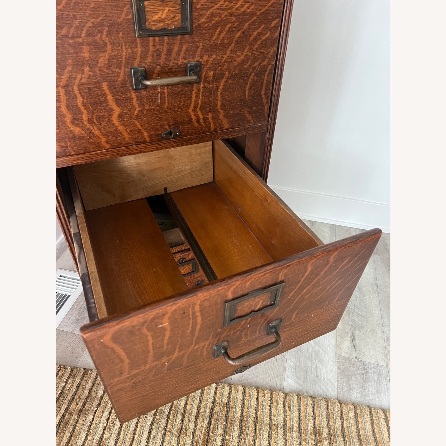 Custom Desk Walnut Bronze Steel 8 ft - image-28