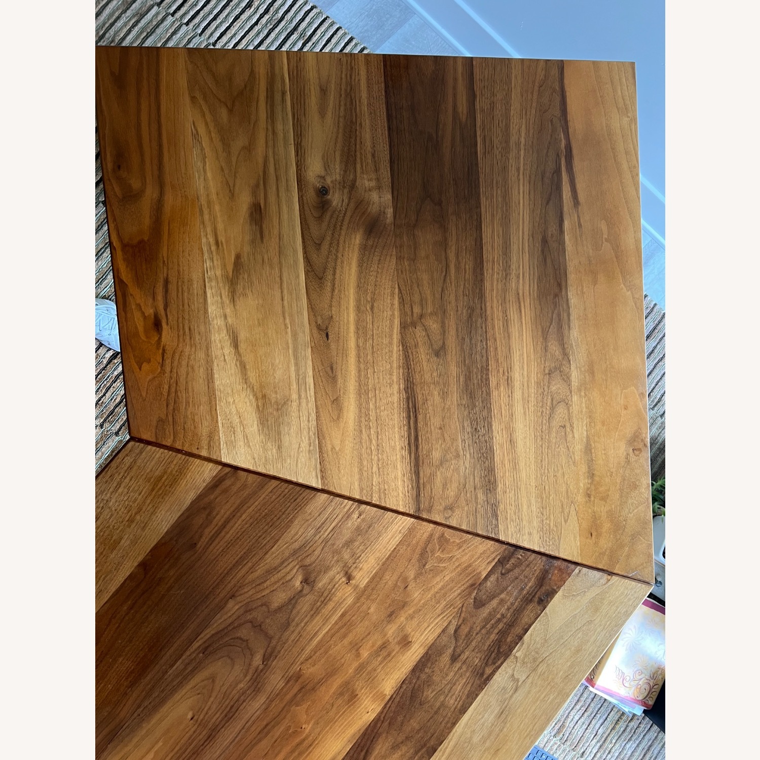 Custom Desk Walnut Bronze Steel 8 ft - image-14