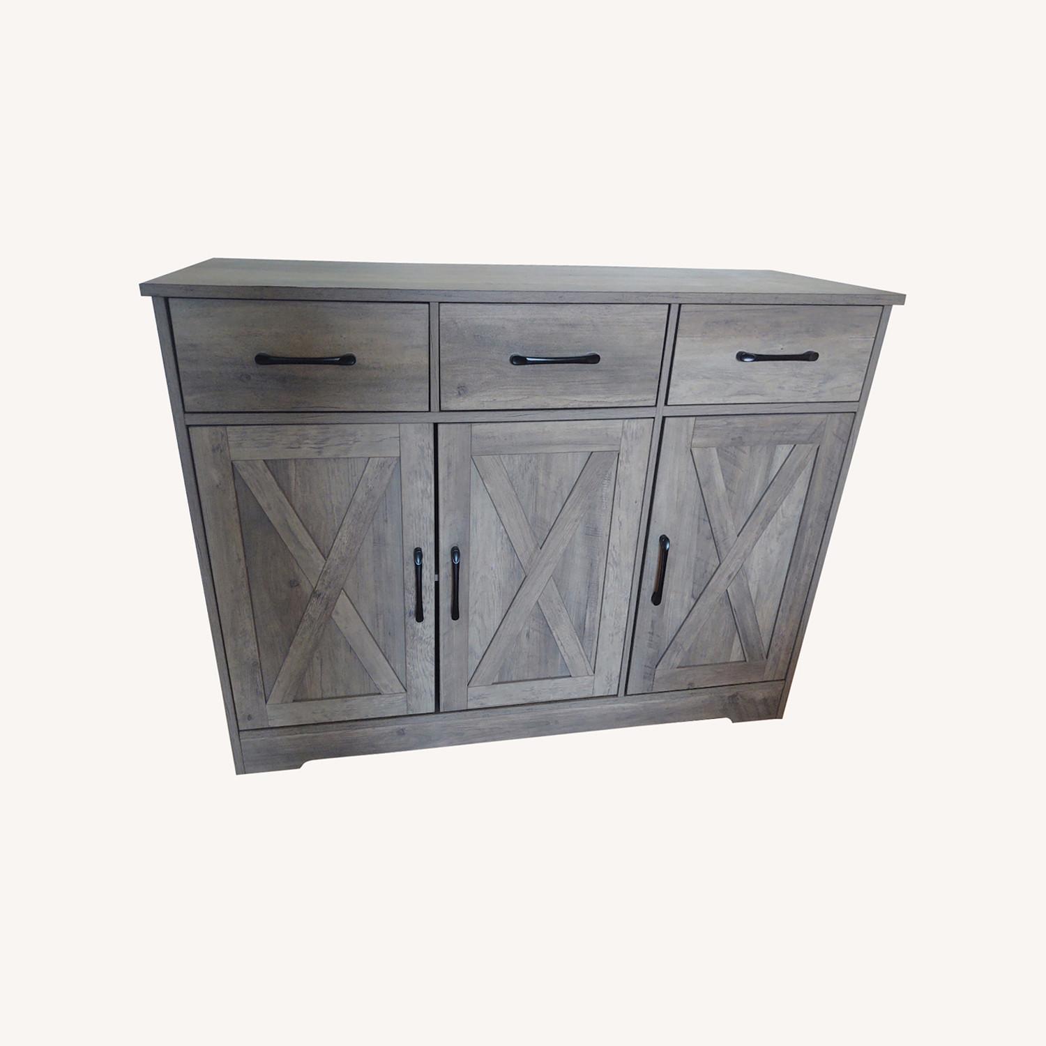 Farmhouse Kitchen Sideboard 3 Drawers 3 Doors - image-0