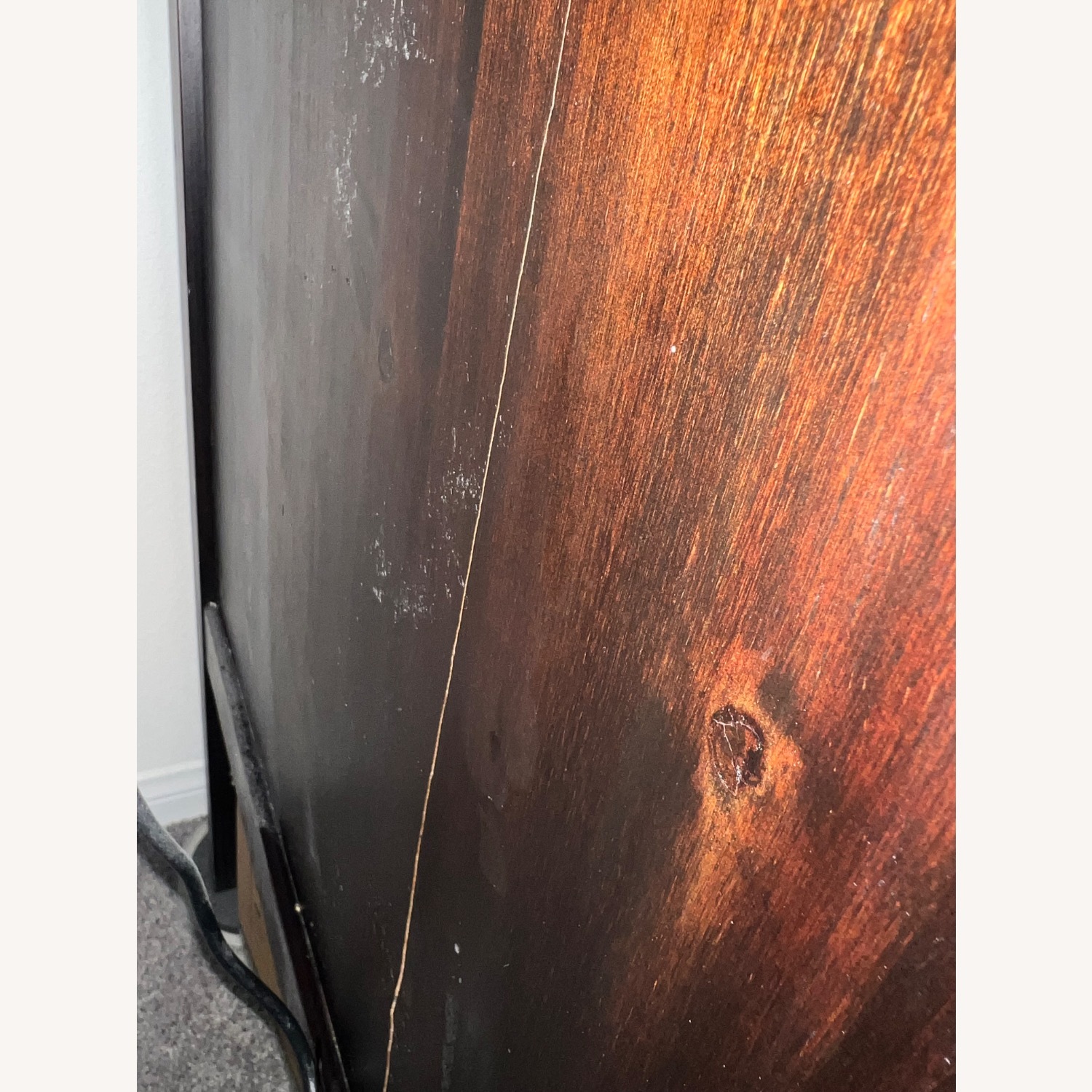 Vintage Armoire Unique Brass Accent – Solid Wood - image-3