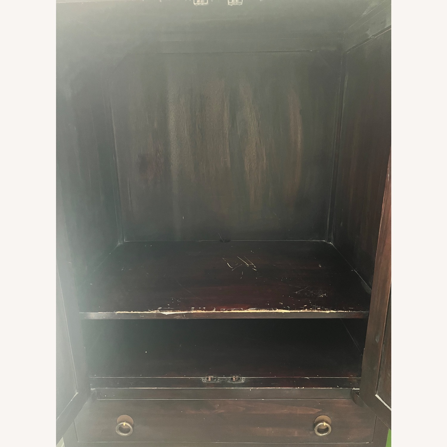 Vintage Armoire Unique Brass Accent – Solid Wood - image-4