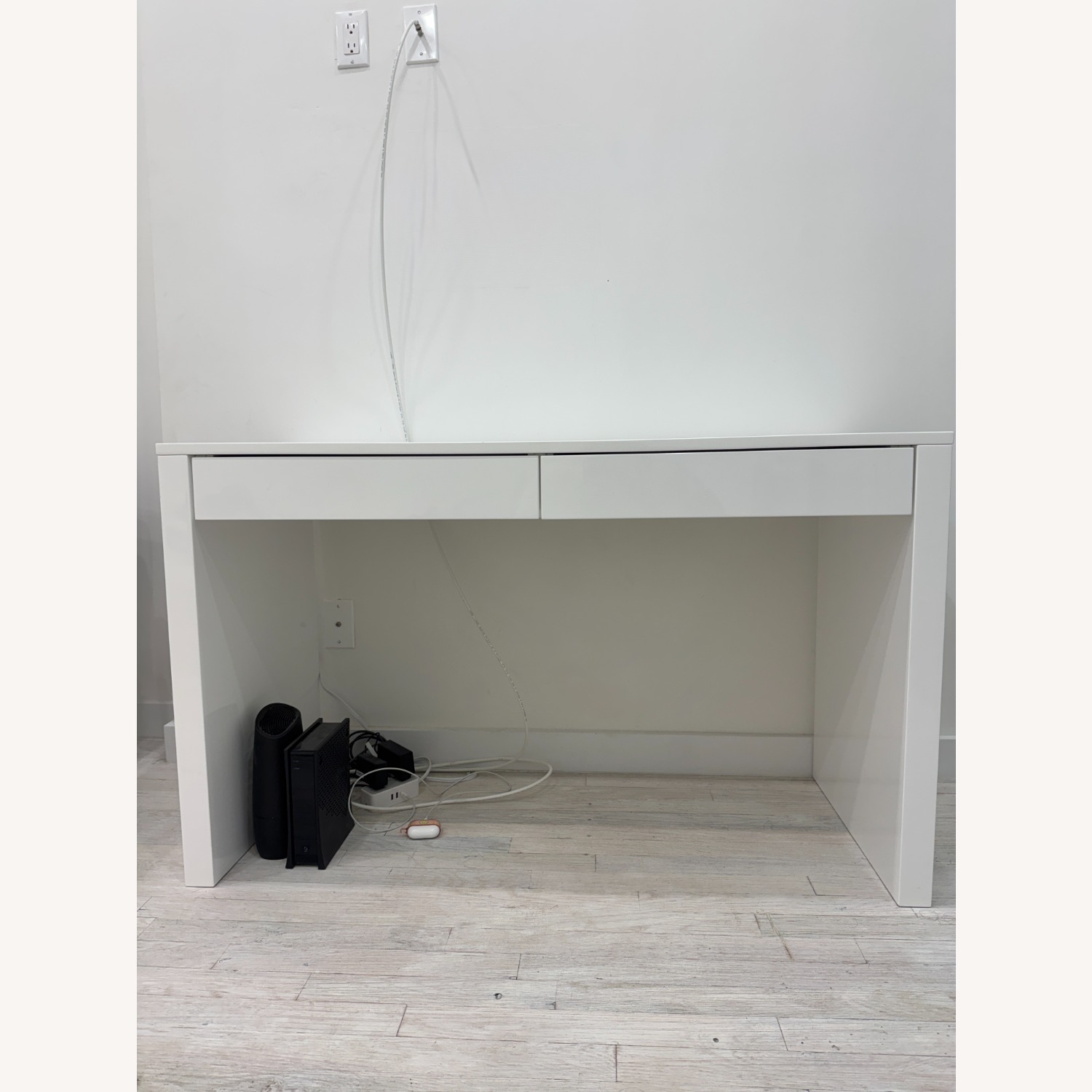 CB2 Runway 48" White Desk - image-1