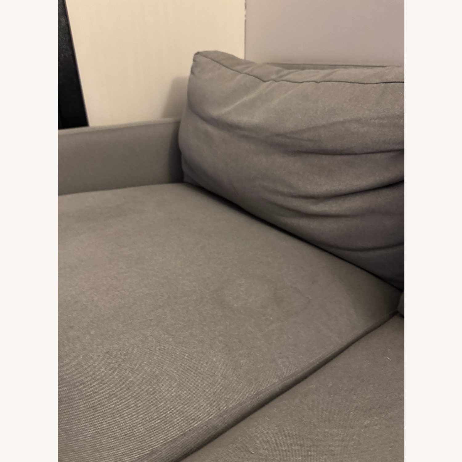 Room & Board Jasper Light Gray Sofa with Left Armchair - image-4