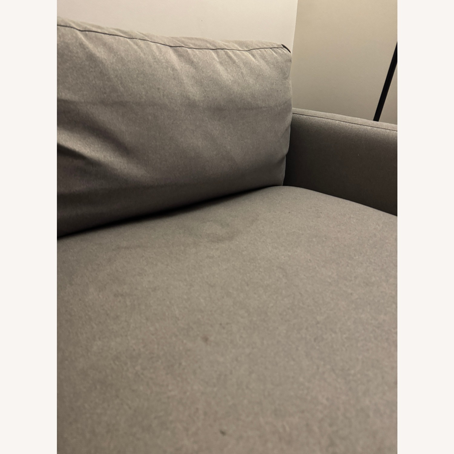 Room & Board Jasper Light Gray Sofa with Left Armchair - image-6