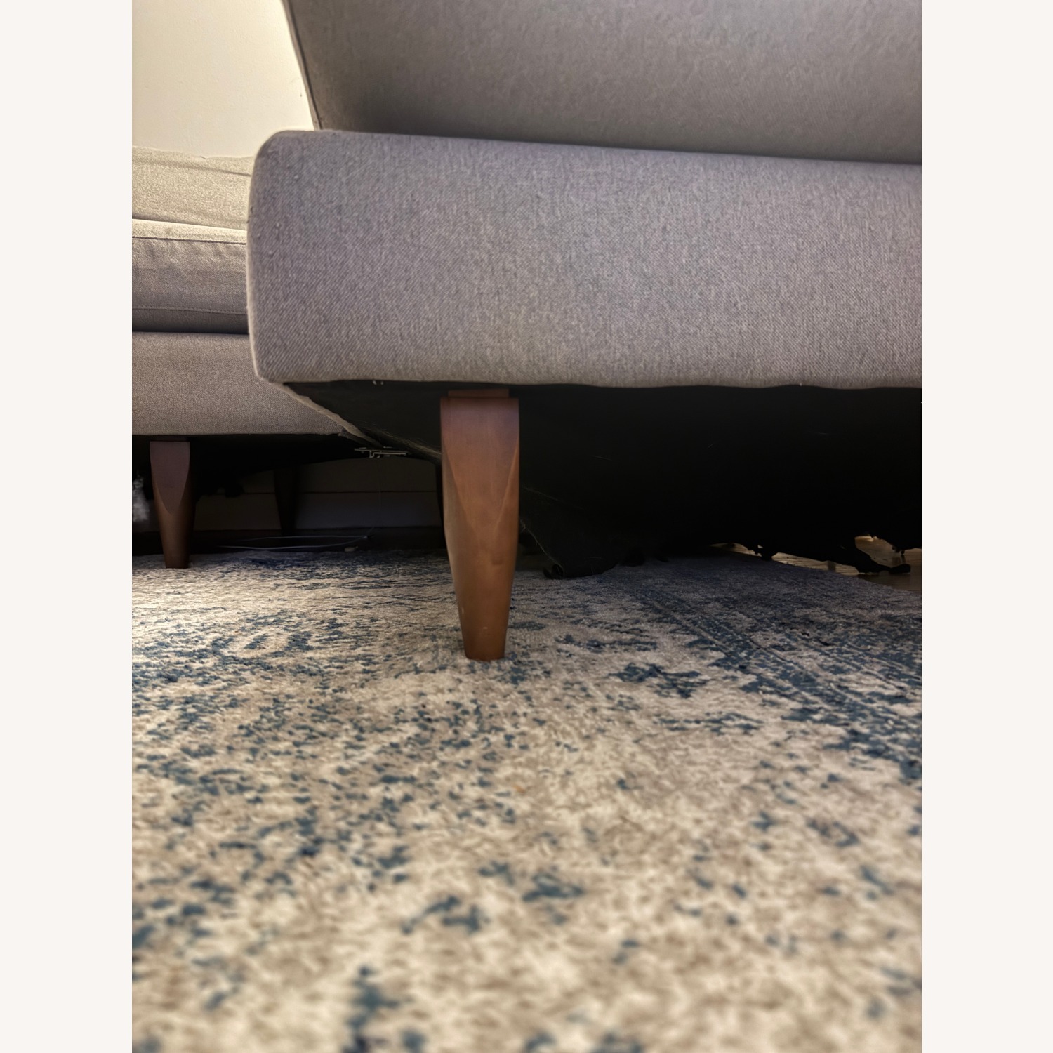 Room & Board Jasper Light Gray Sofa with Left Armchair - image-2