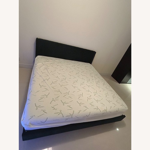 Used IKEA King Size Bed + Bed Frame for sale on AptDeco