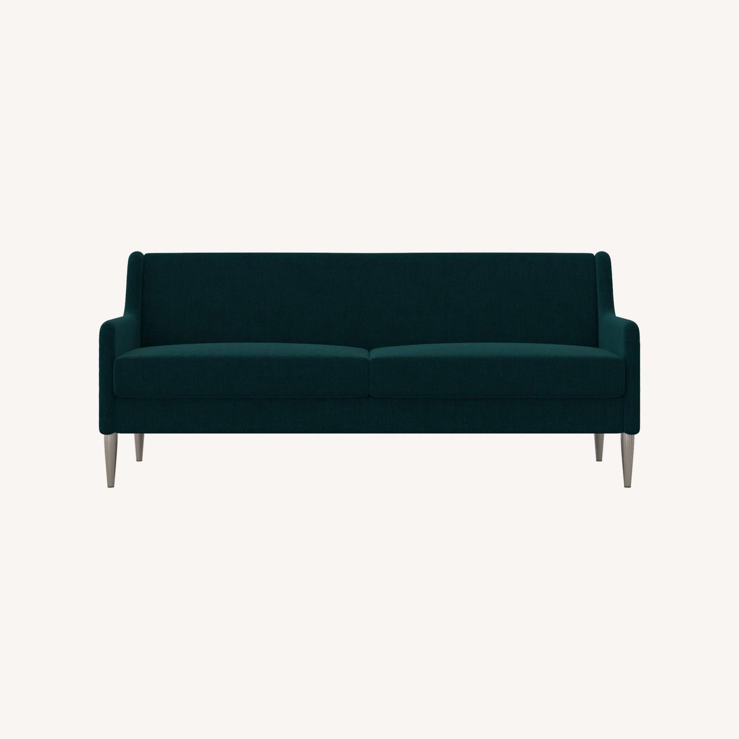 Overstock Teal 3-seater Sofa - image-0