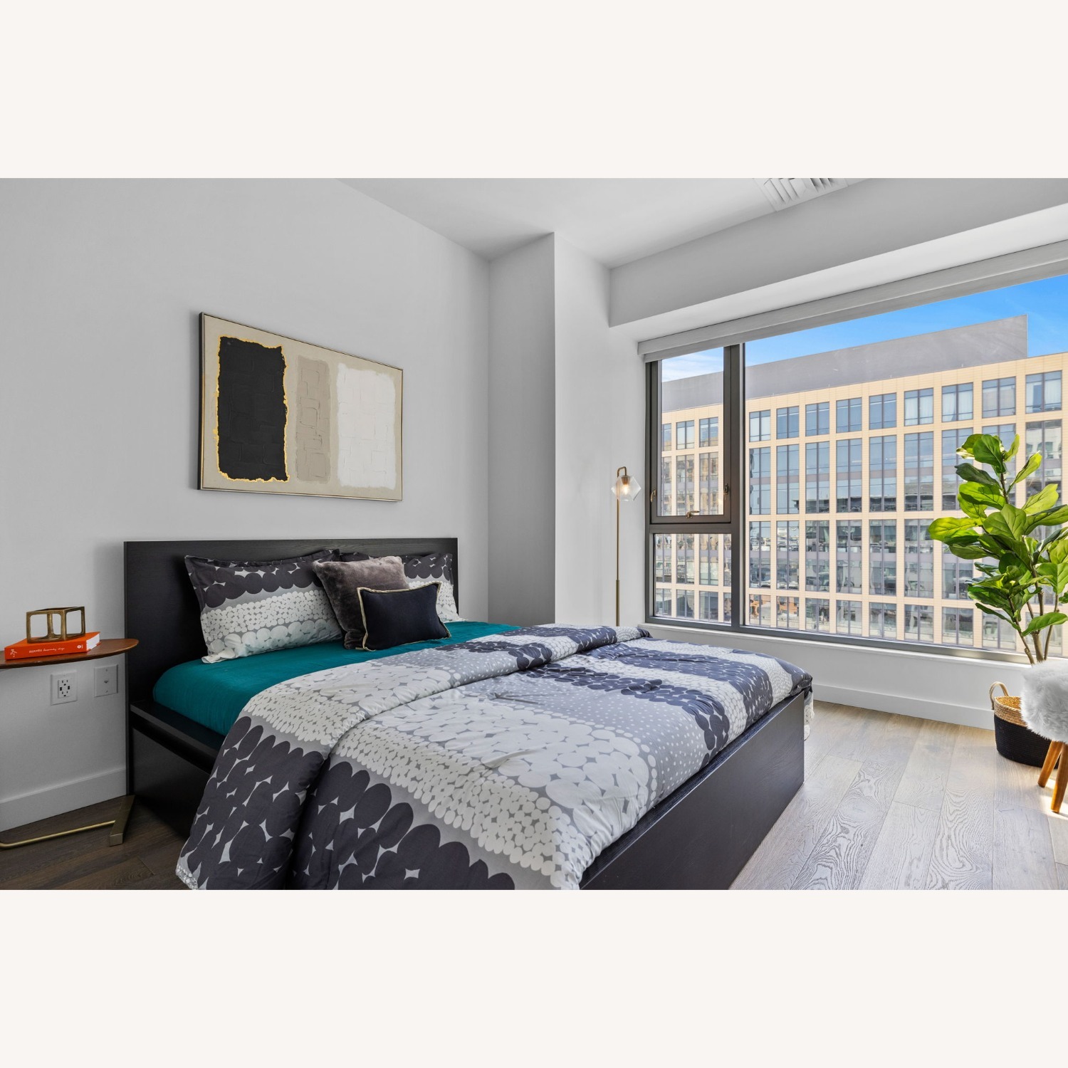 IKEA Malm Black Queen Bed - image-1