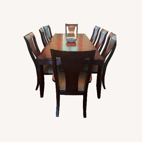 Used Dining Table W 8 Chairs for sale on AptDeco