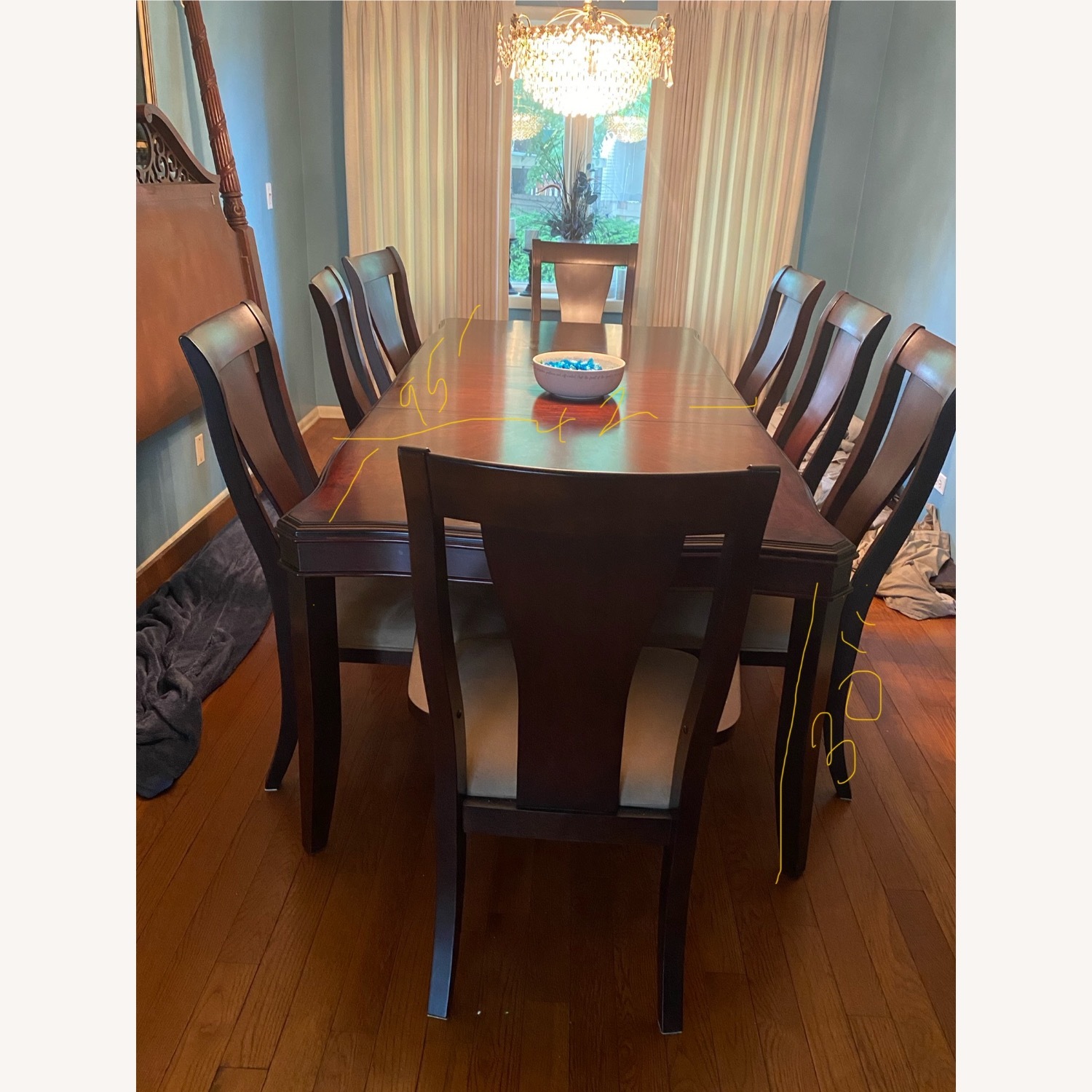 Dining Table W 8 Chairs - image-1