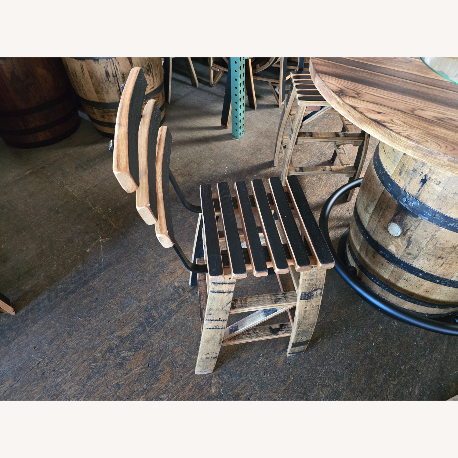 Whiskey Barrel Table Set - image-3