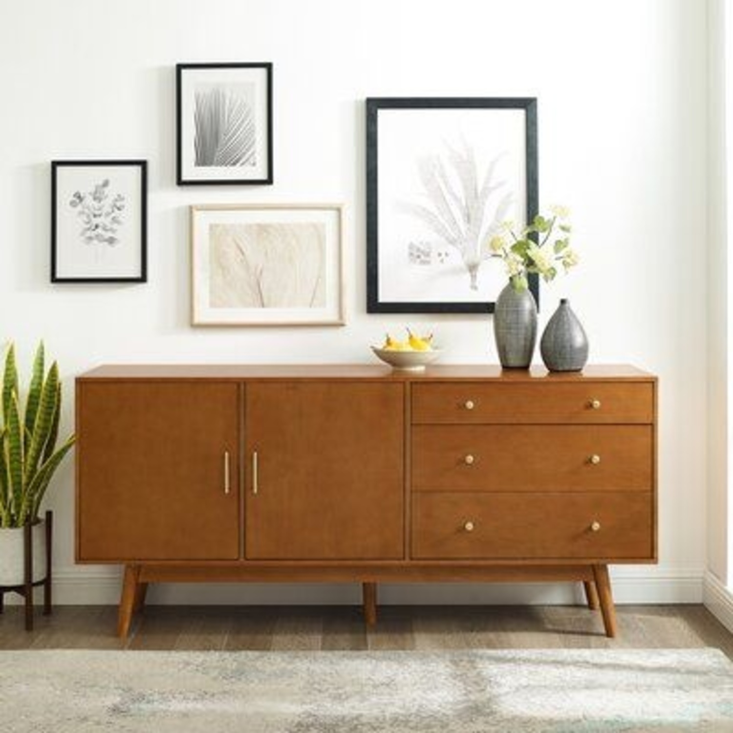 Wade Logan Cardarius 70'' Wooden TV Stand - AptDeco