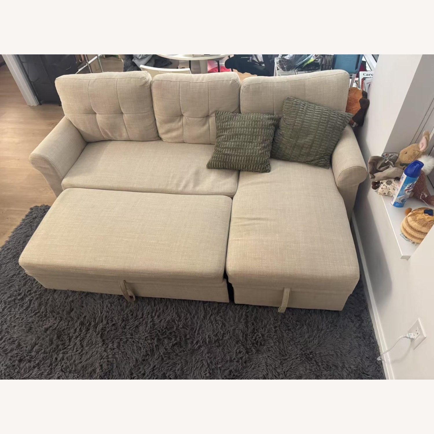 Wayfair Beige Sleeper Sofa - image-3