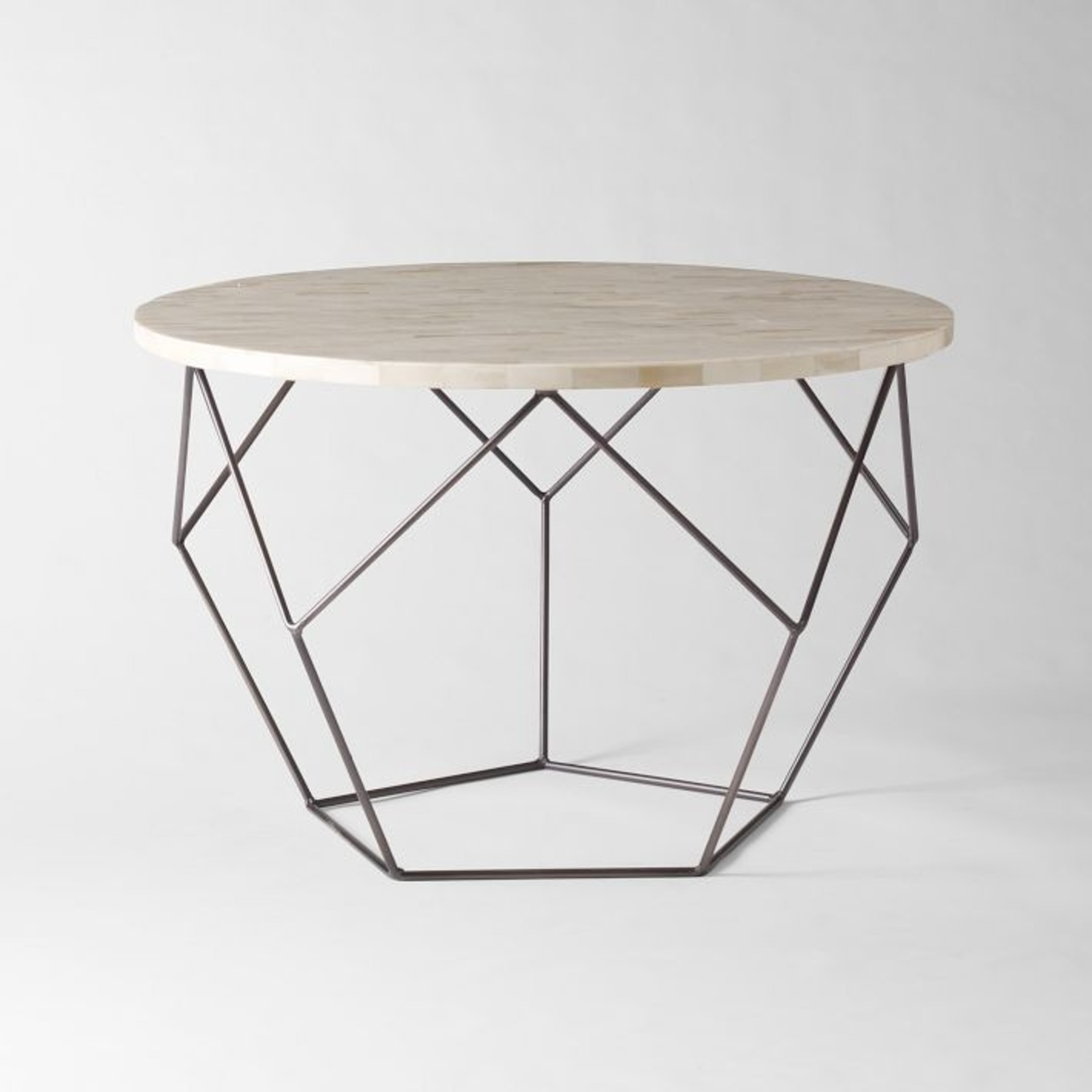 West Elm Round Origami Coffee Table - image-5