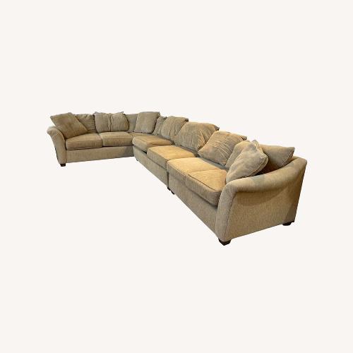 Used Bauhaus L-Shaped Fabric Sleeper Sectional for sale on AptDeco