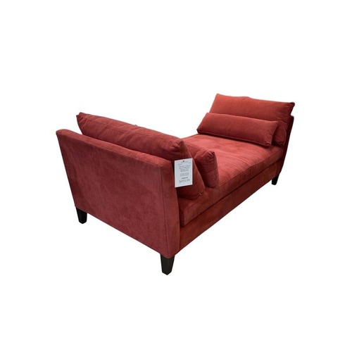 Used Crate & Barrel Marlowe Daybed Chaise Red for sale on AptDeco