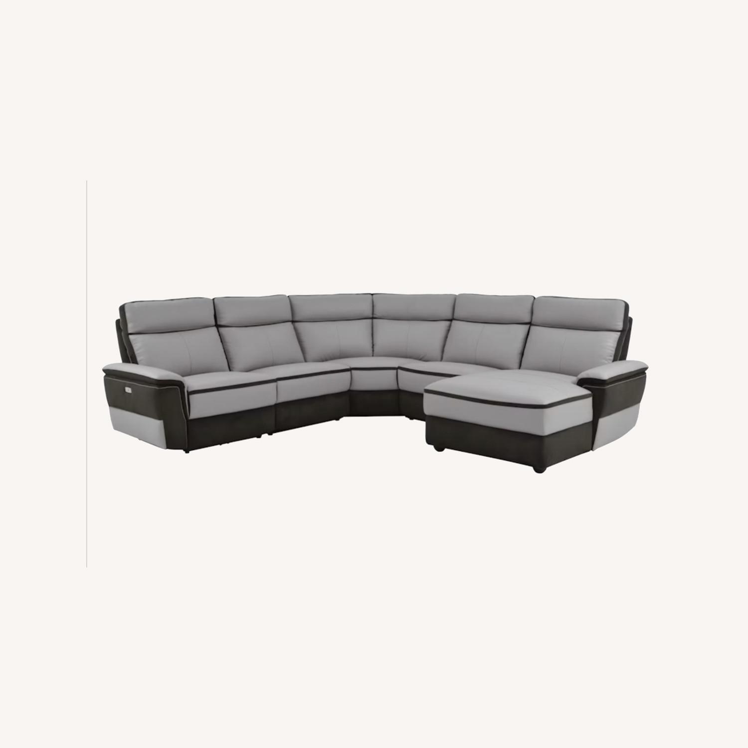 Homelegance 6-Pc Double Power Reclining Sectional - image-0