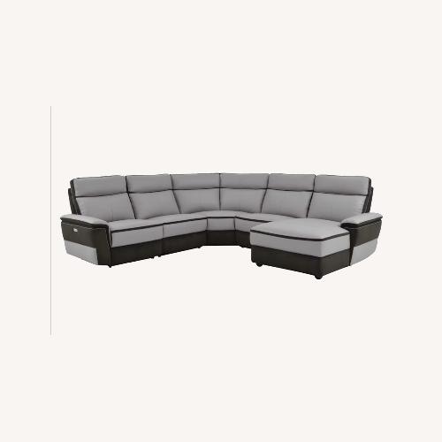 Used Homelegance 6-Pc Double Power Reclining Sectional  for sale on AptDeco
