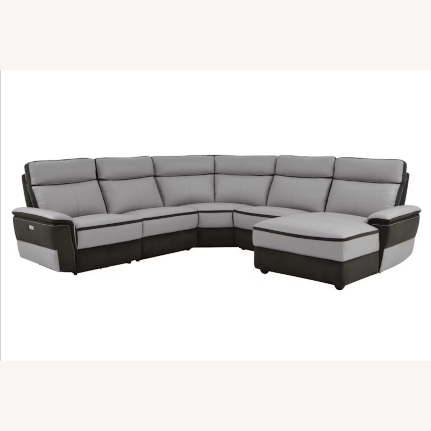 Homelegance 6-Pc Double Power Reclining Sectional - image-3
