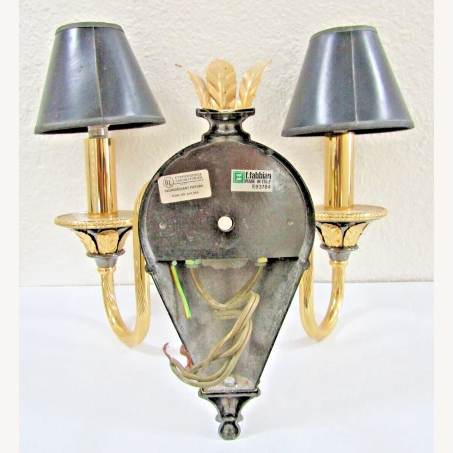 Matched Pair Italian F. Fabbian Wall Sconces - image-10