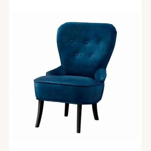 Used IKEA Remsta Armchair Dark Blue for sale on AptDeco