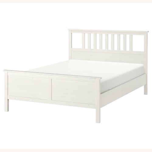 Used IKEA Hemnes Queen Bed frame for sale on AptDeco
