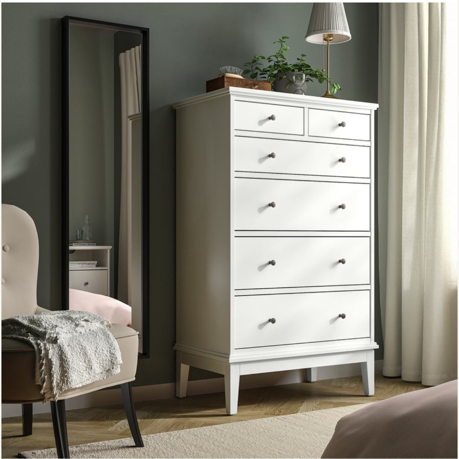 IKEA IDANAS 6 Drawer Chest - image-2