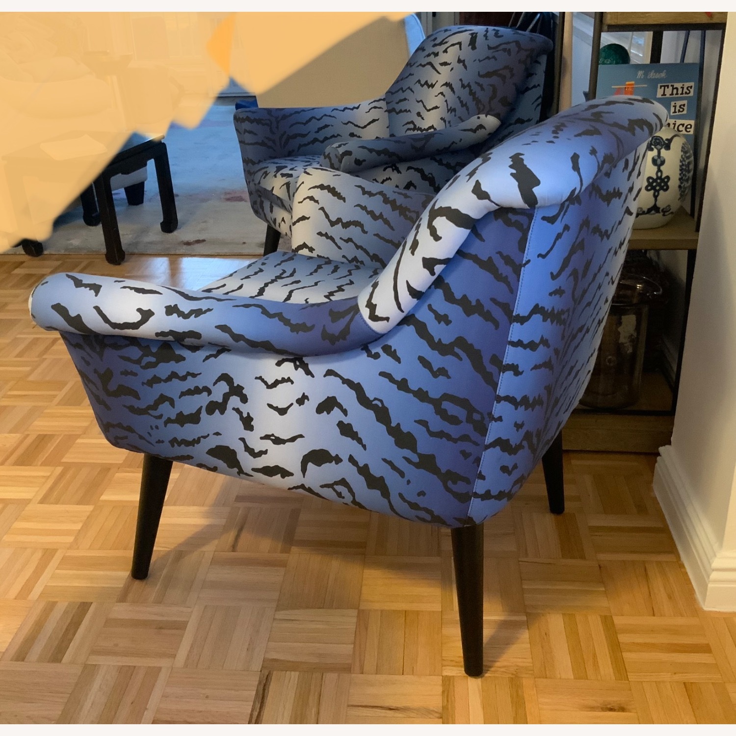 Inside Linen Club Chairs - Pair - image-1