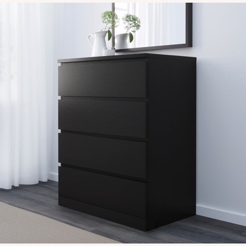 Used IKEA Malm 4 Drawer Chest for sale on AptDeco
