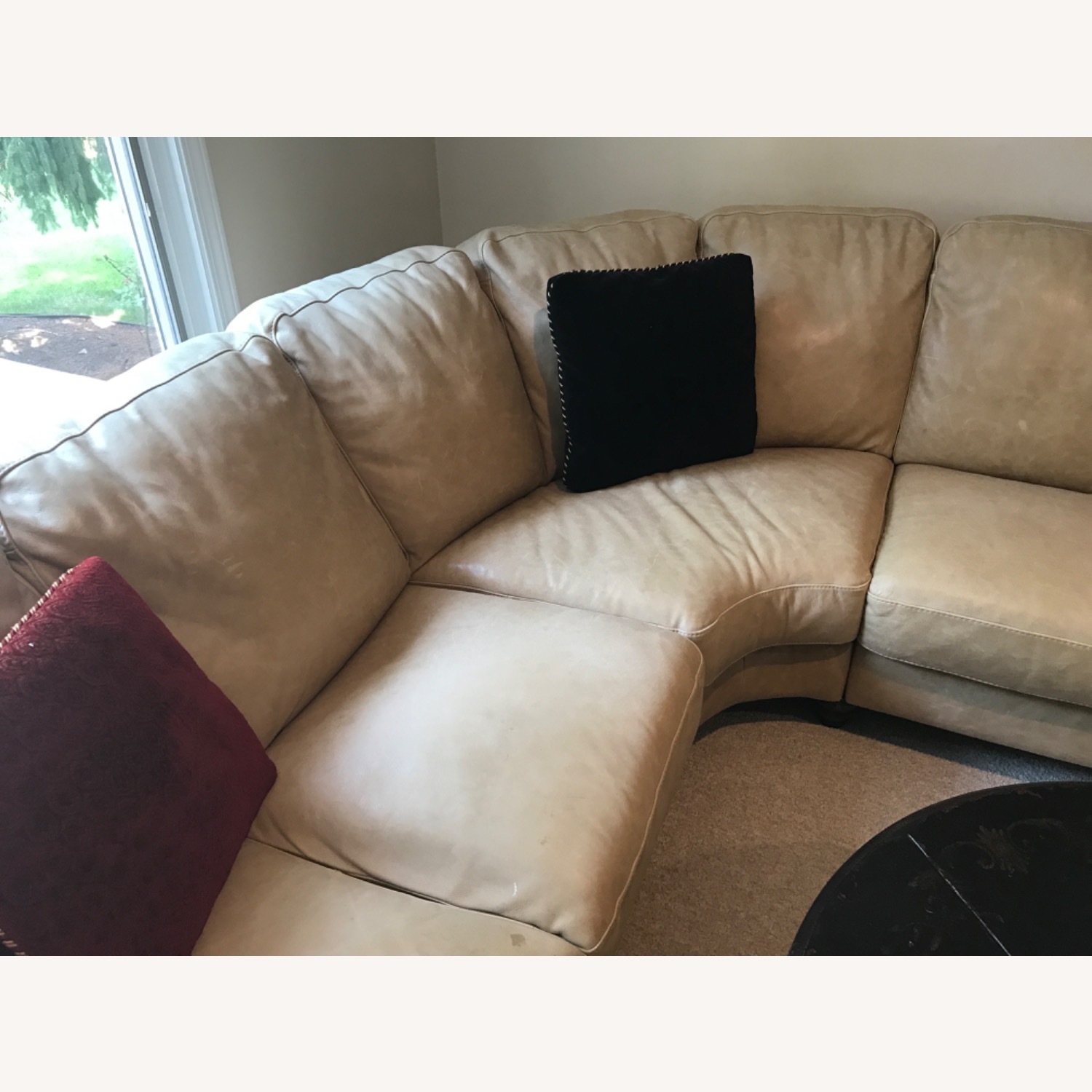 Couch 3 Piece Leather Sectional - image-4