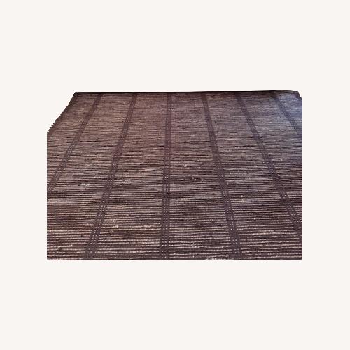 Used West Elm Cotten / Jute Brown and Natural Rug for sale on AptDeco