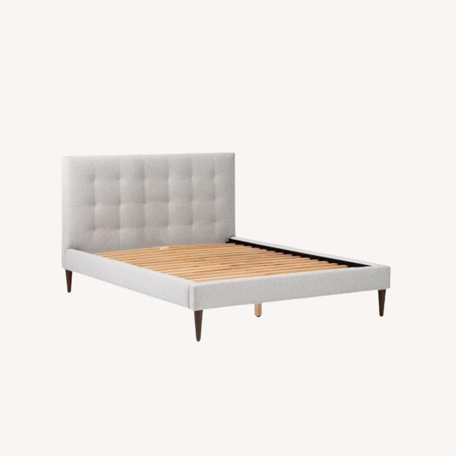 West Elm Grid Bed - image-0