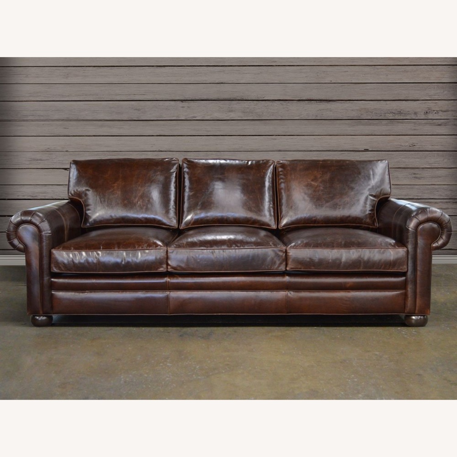 84" Langston Leather Sofa - image-5