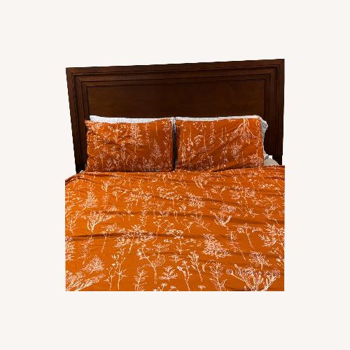 Used Queen Headboard and Bed Frame for sale on AptDeco