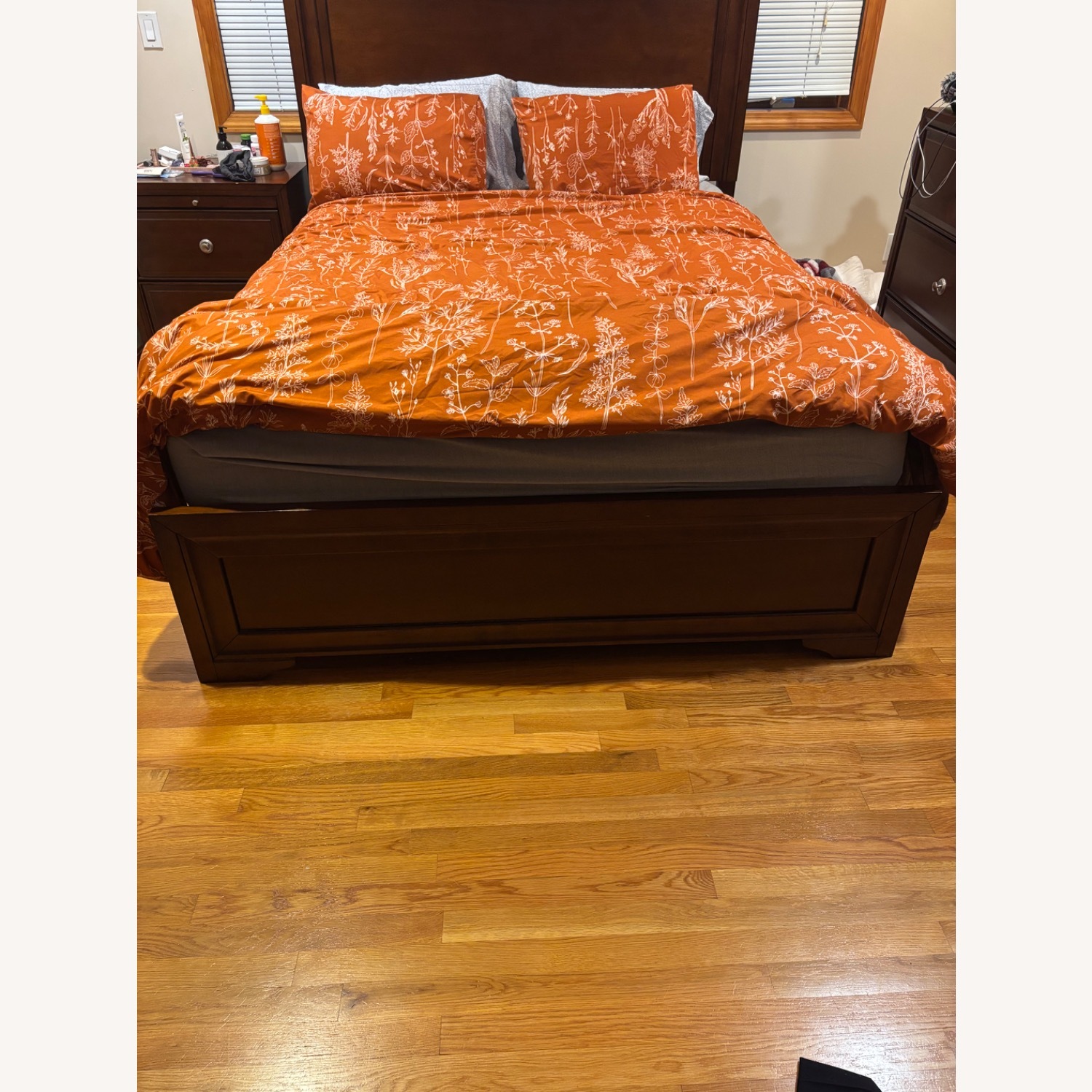 Queen Headboard and Bed Frame - image-3