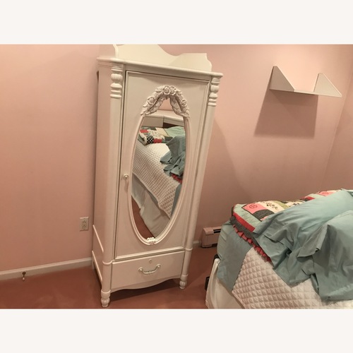 Used White Armoire  for sale on AptDeco