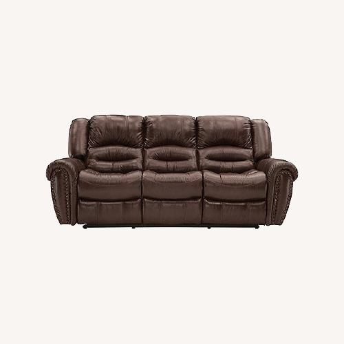 Used Cole Leather Sofa with 3 Sections for sale on AptDeco