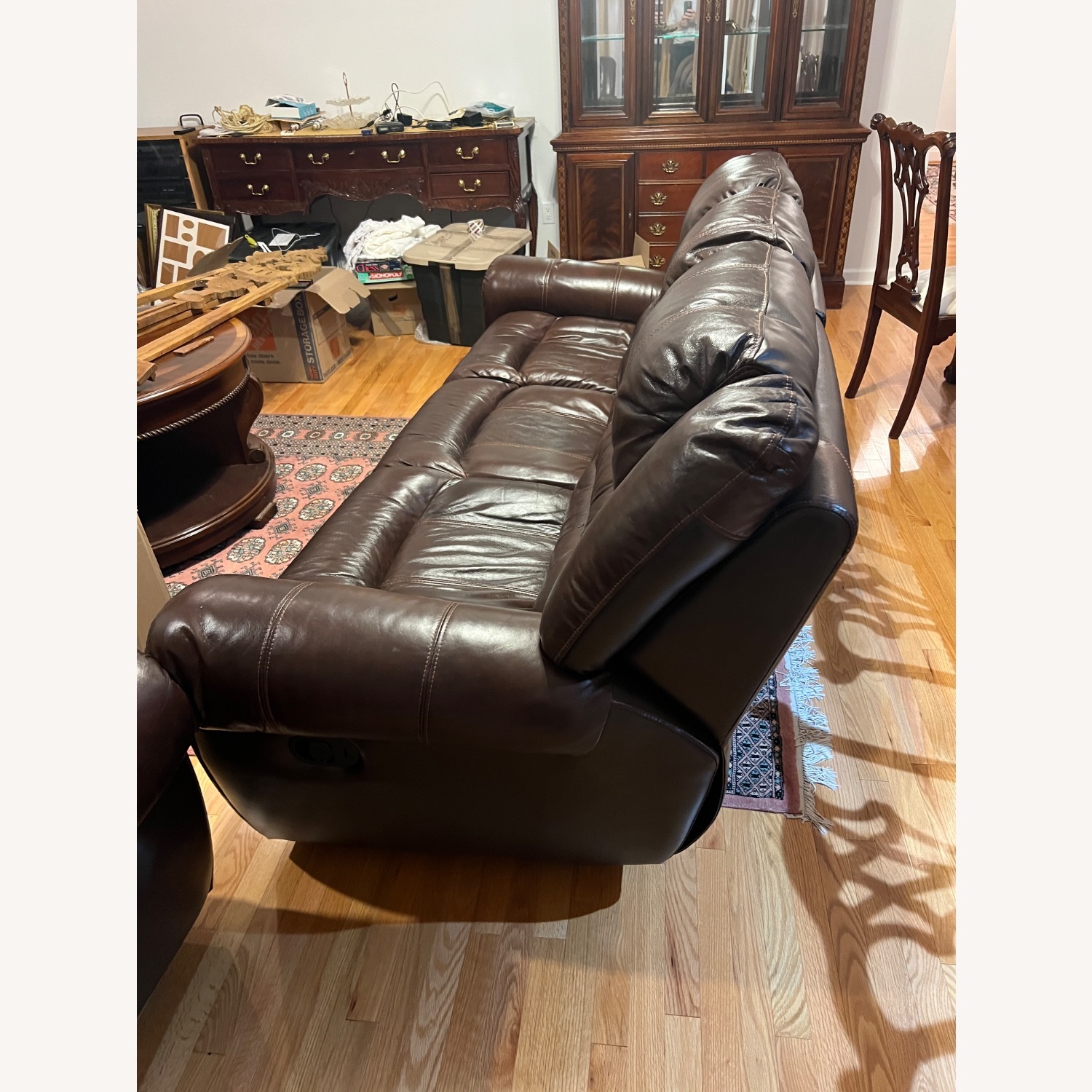 Cole Leather Sofa with 3 Sections - image-4