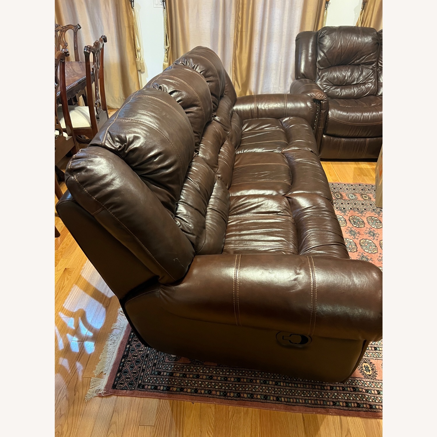 Cole Leather Sofa with 3 Sections - image-2