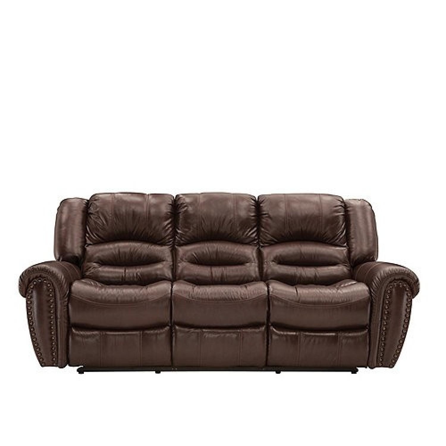 Cole Leather Sofa with 3 Sections - image-5