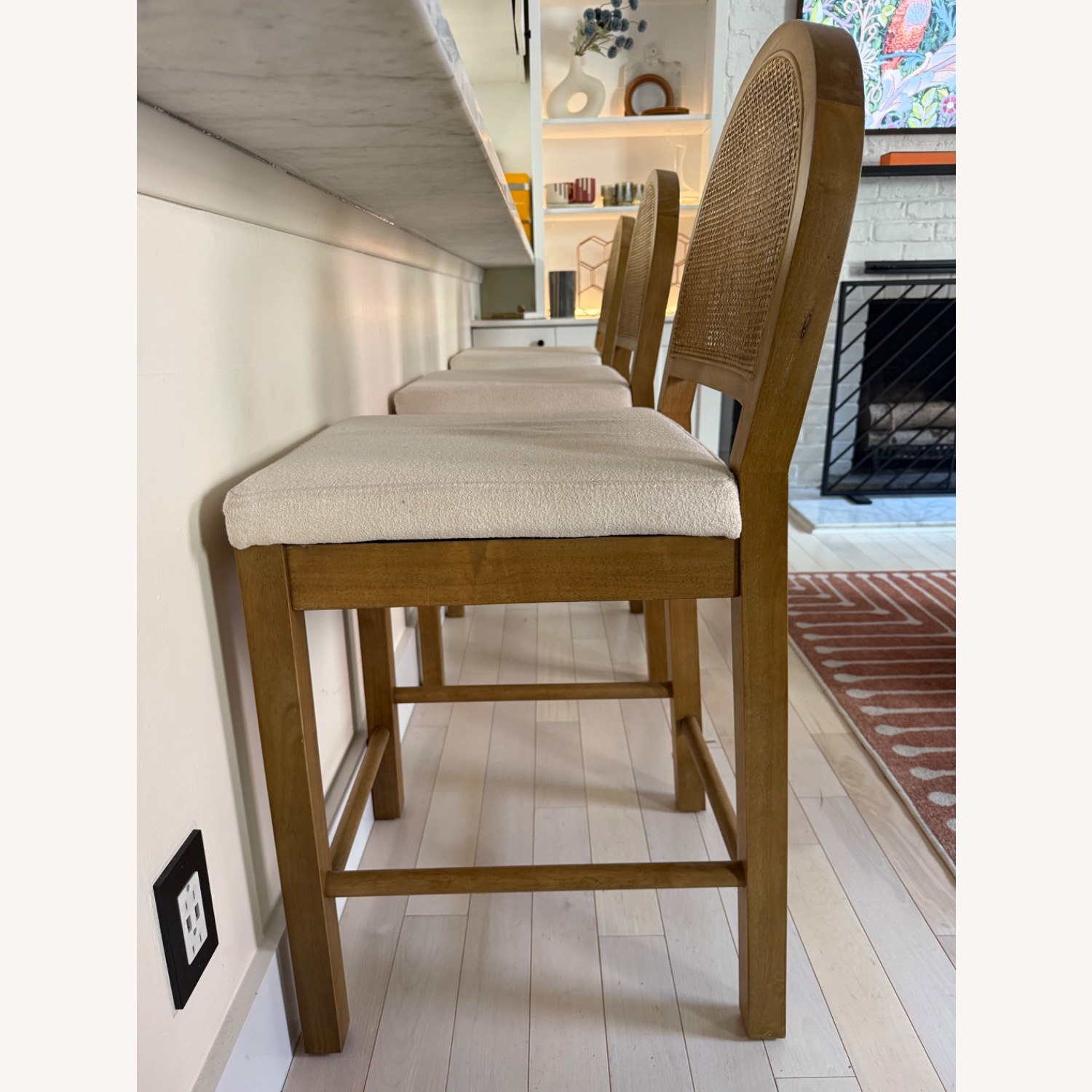 Nathan James Rattan Counter Stools (set of 3) - image-2