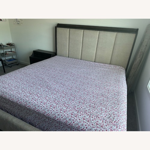 Used Raymour & Flanigan King Size Bed for sale on AptDeco