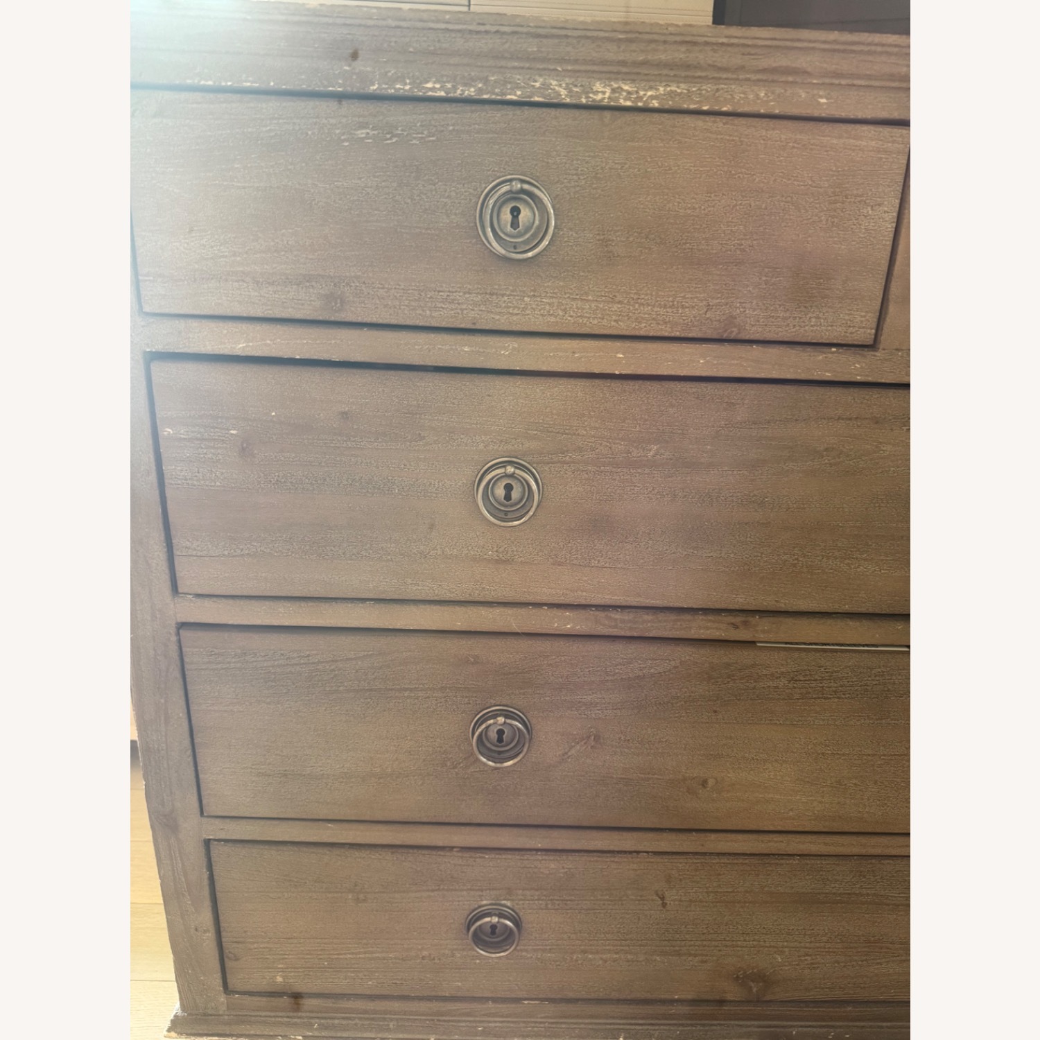 Restoration Hardware Antique Gray Maison Dresser - image-5