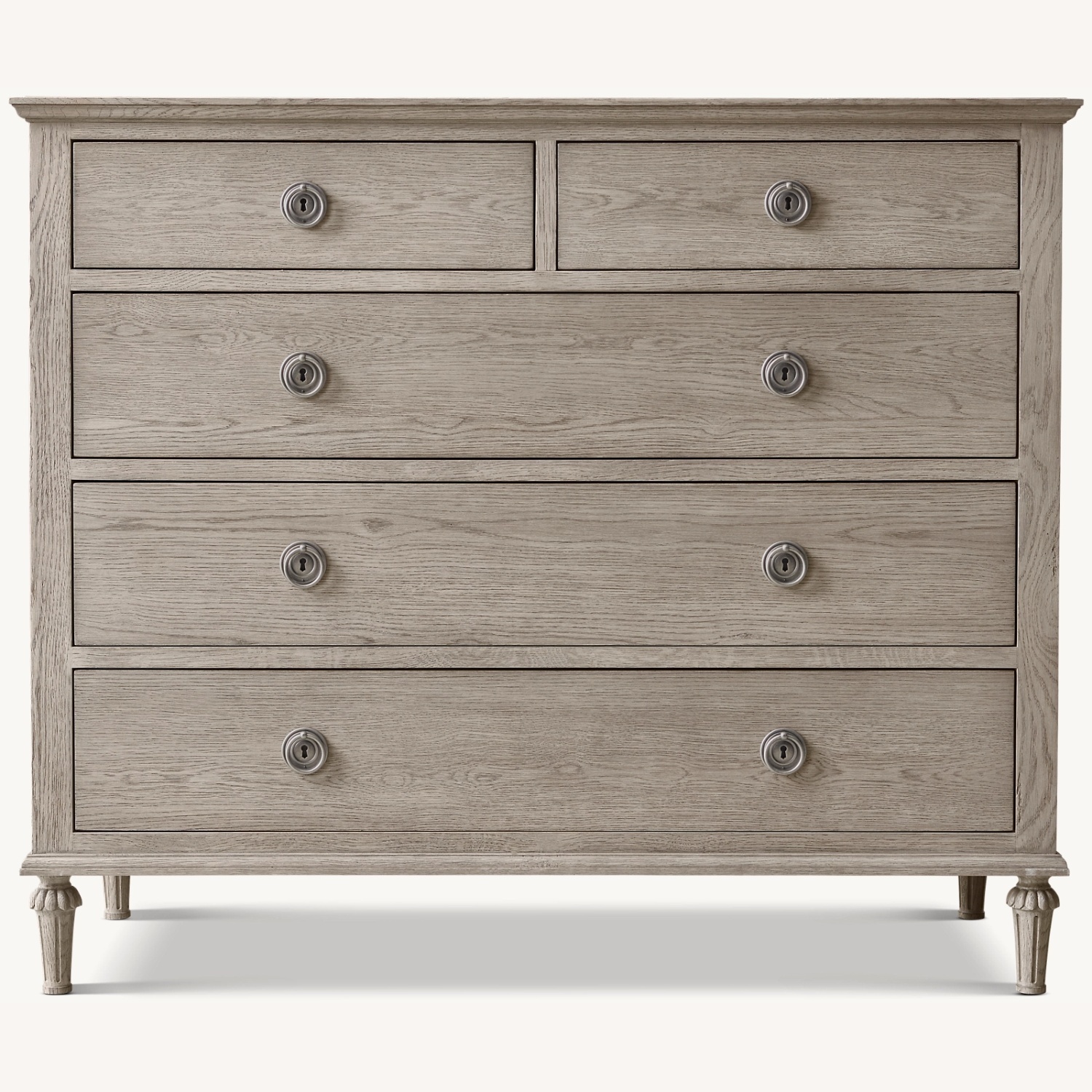 Restoration Hardware Antique Gray Maison Dresser - image-0