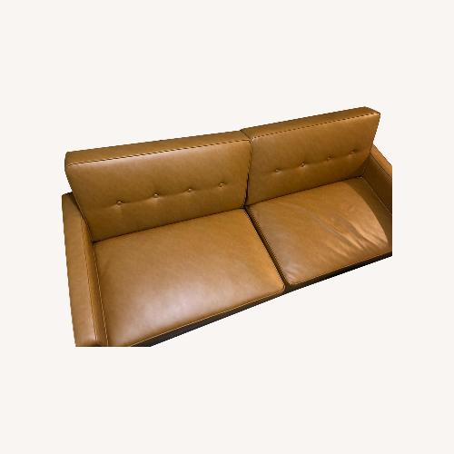Used Mid-century Modern Dark Orange Sofa for sale on AptDeco