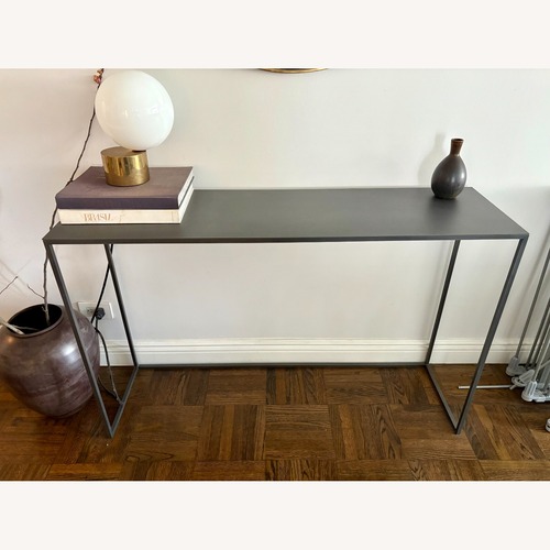 Used ABC Carpet and Home Blackened Steel Console Table for sale on AptDeco